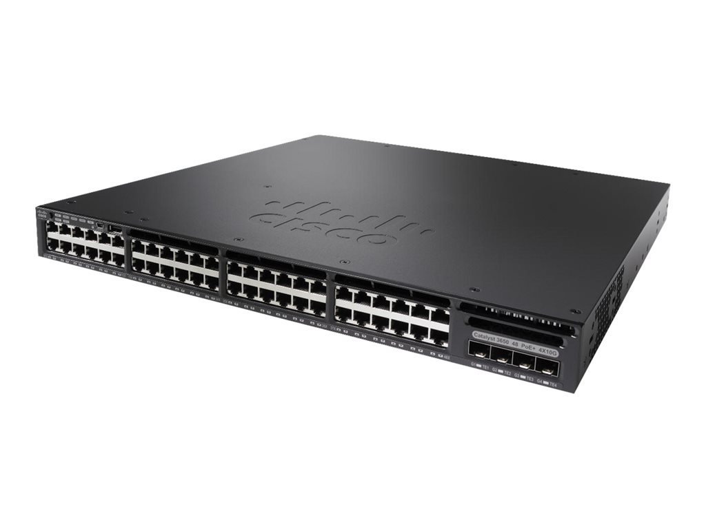 Cisco Catalyst 3650 WS-C3650-48PS-S PoE Switch