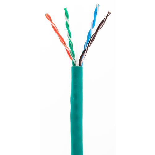 Ice - CAT6/P/GRN Cat6 Plenum Cable - 1000ft per Box (Green)